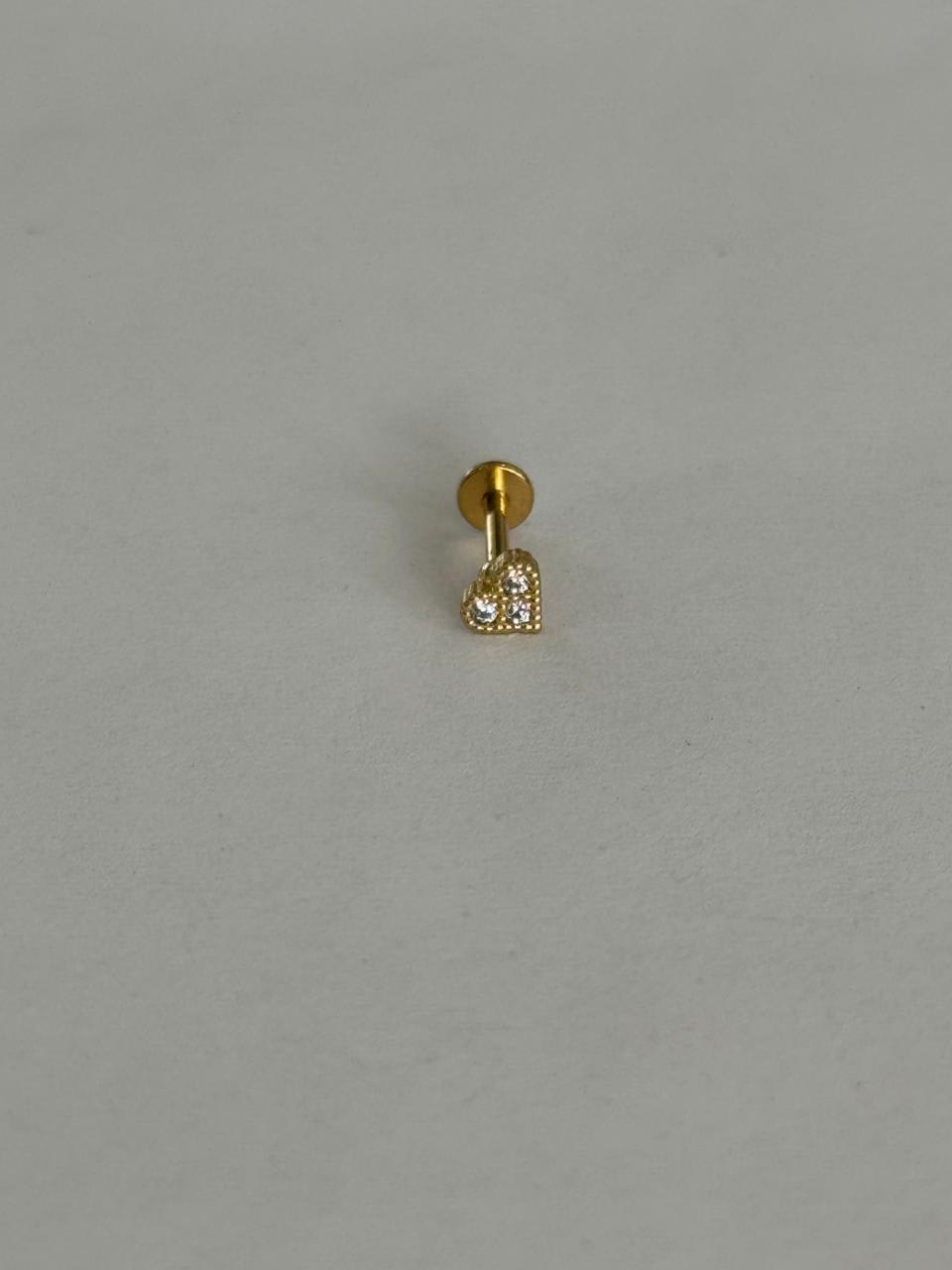 Piercing de acero quirúrgico grado implante 316L - 19