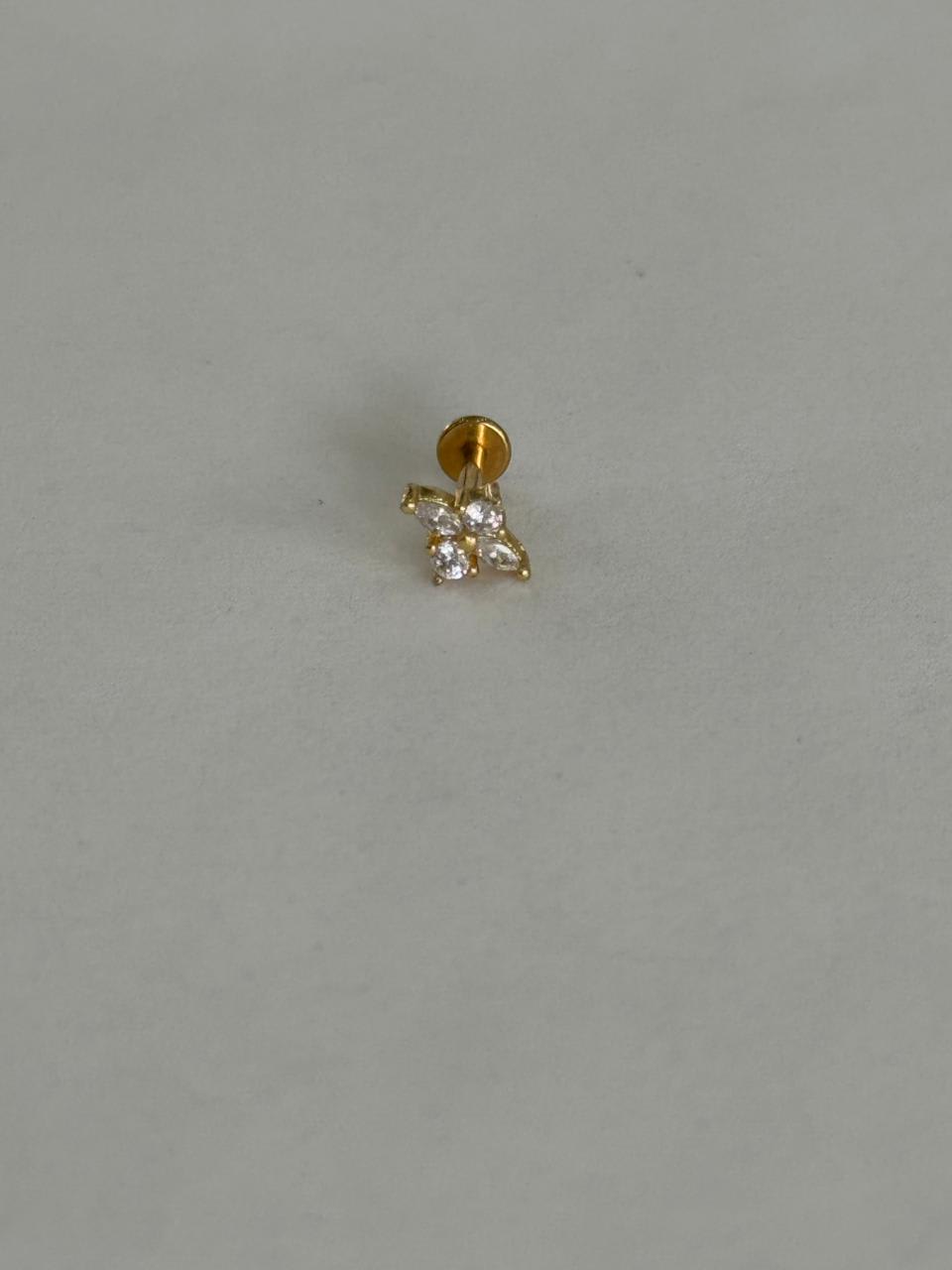 Piercing de acero quirúrgico grado implante 316L - 17
