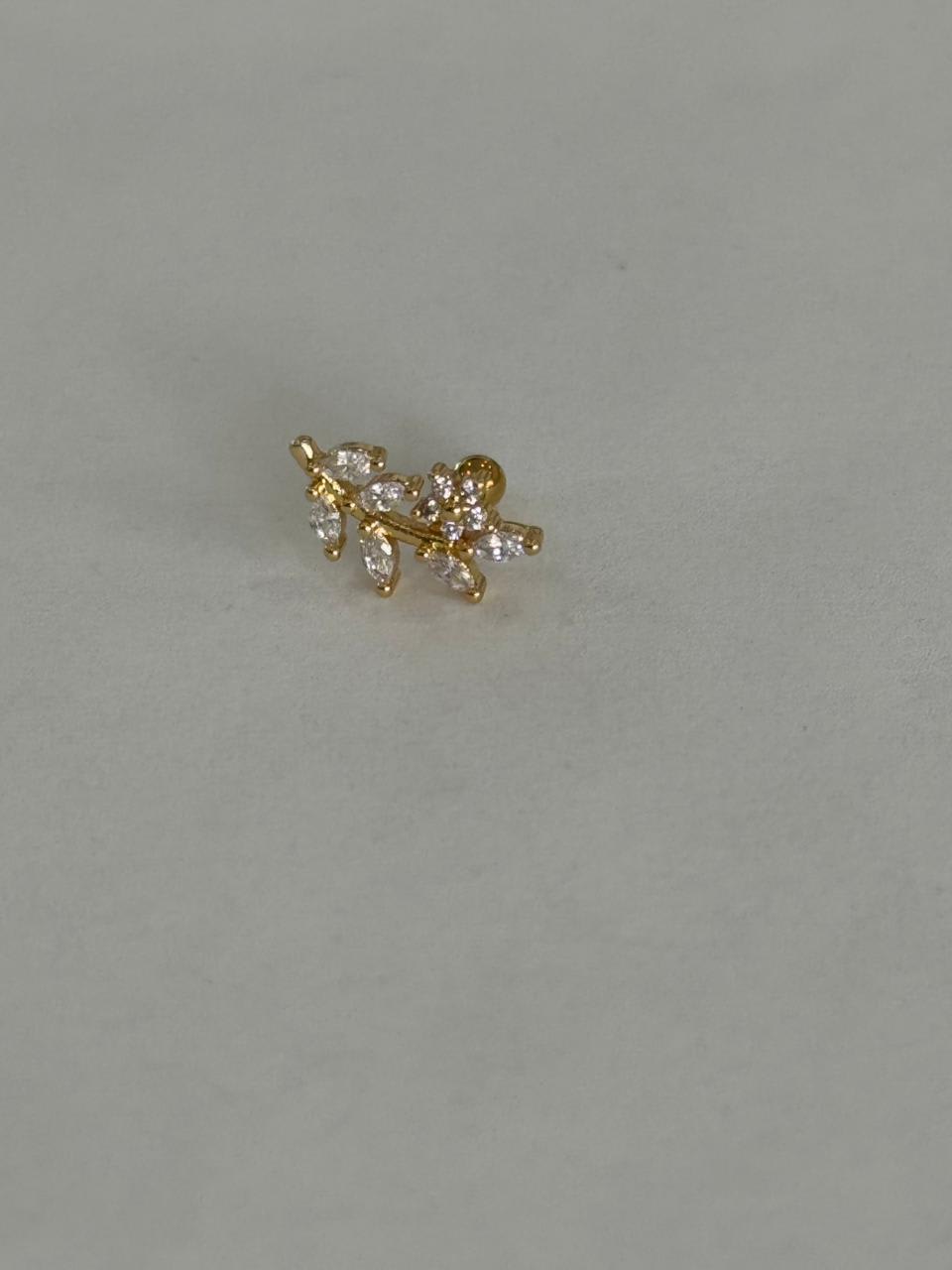 Piercing de acero quirúrgico grado implante 316L - 16
