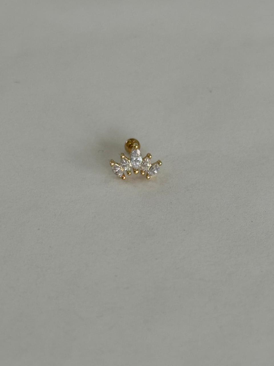 Piercing de acero quirúrgico grado implante 316L - 3