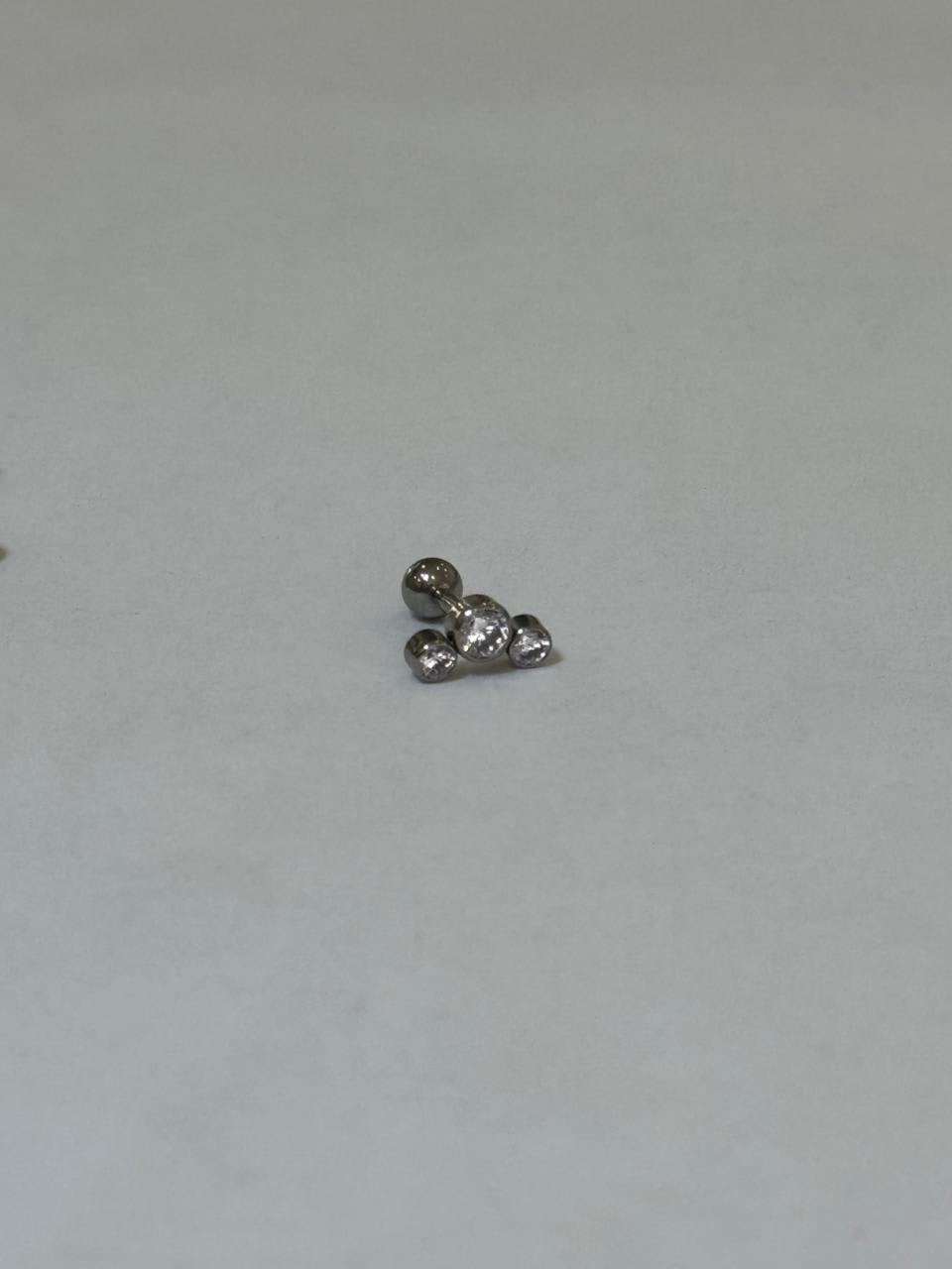 Piercing de acero quirúrgico grado implante 316L - 2