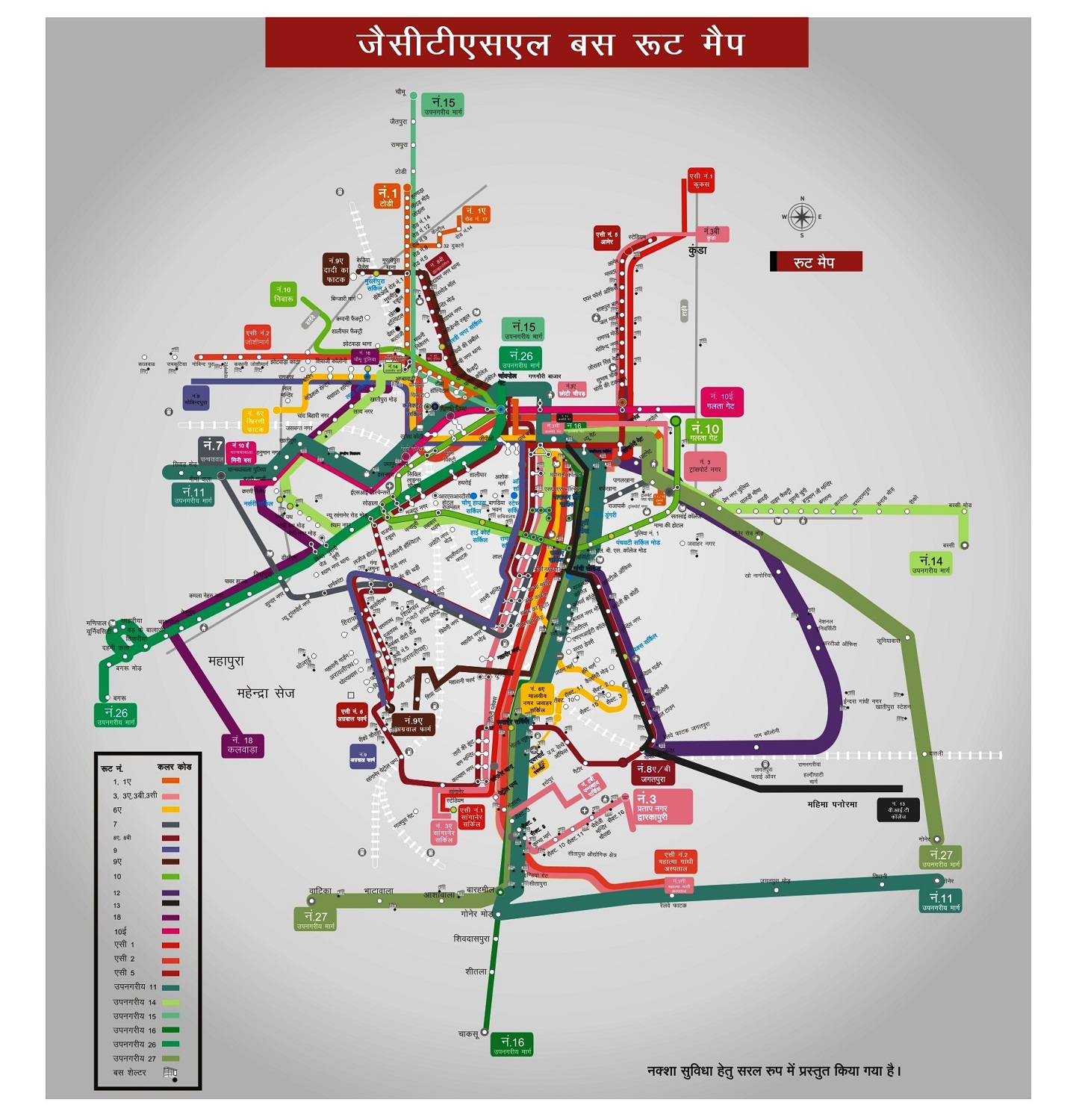 bus route map
