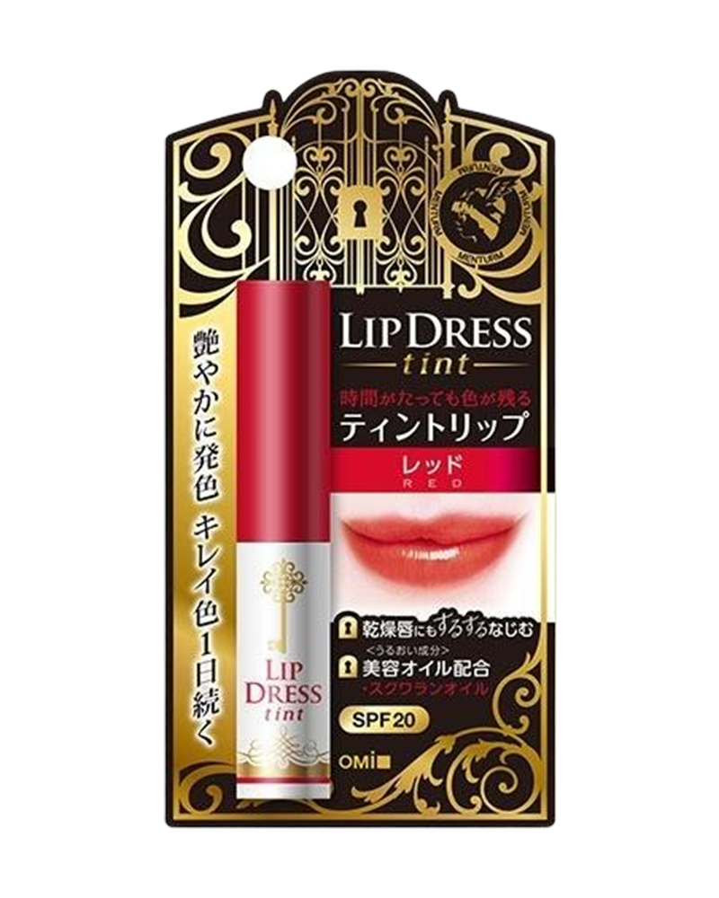 SON DƯỠNG MÔI SIÊU LÌ CHỐNG NẮNG MÀU ĐỎ OMI LIP DRESS TINT