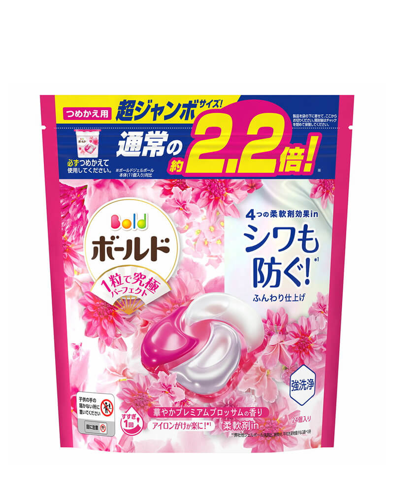 VIÊN GIẶT XẢ BOLD GEL BALL 4D P&G HƯƠNG HOA NGỌT NGÀO TÚI REFILL 24 VIÊN