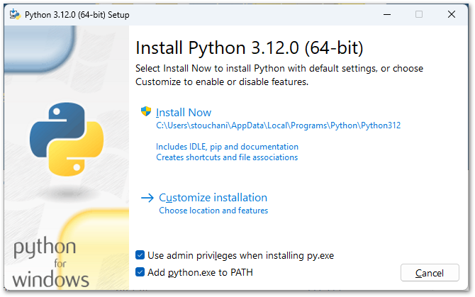 Python Windows Installation