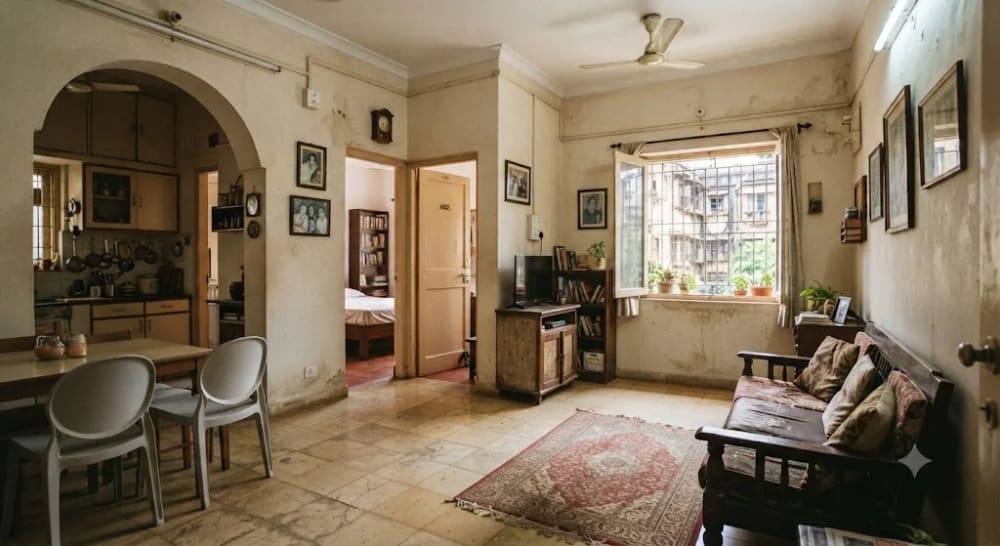 Affordable 2 BHK Flat with Functional Living, Dining & Dual Bedrooms - Image 1