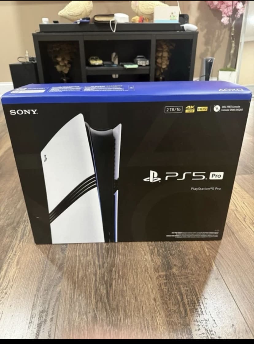 Factory Sealed PlayStation 5 Pro – Digital Edition (2TB SSD) - Image 1