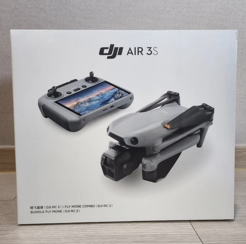 New Sealed DJI Air 3S Camera Drone with DJI RC-N3 Remote Controller. - Image 1