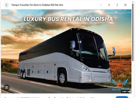 Renting a 55-seater luxury or AC tourist bus