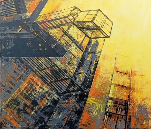 Abstract Oil Painting