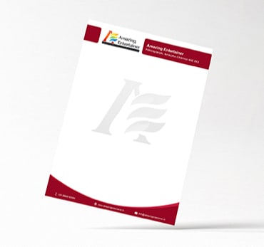 amazing entertainer portfolio letterhead amazing-entertainer-portfolio-letterhead