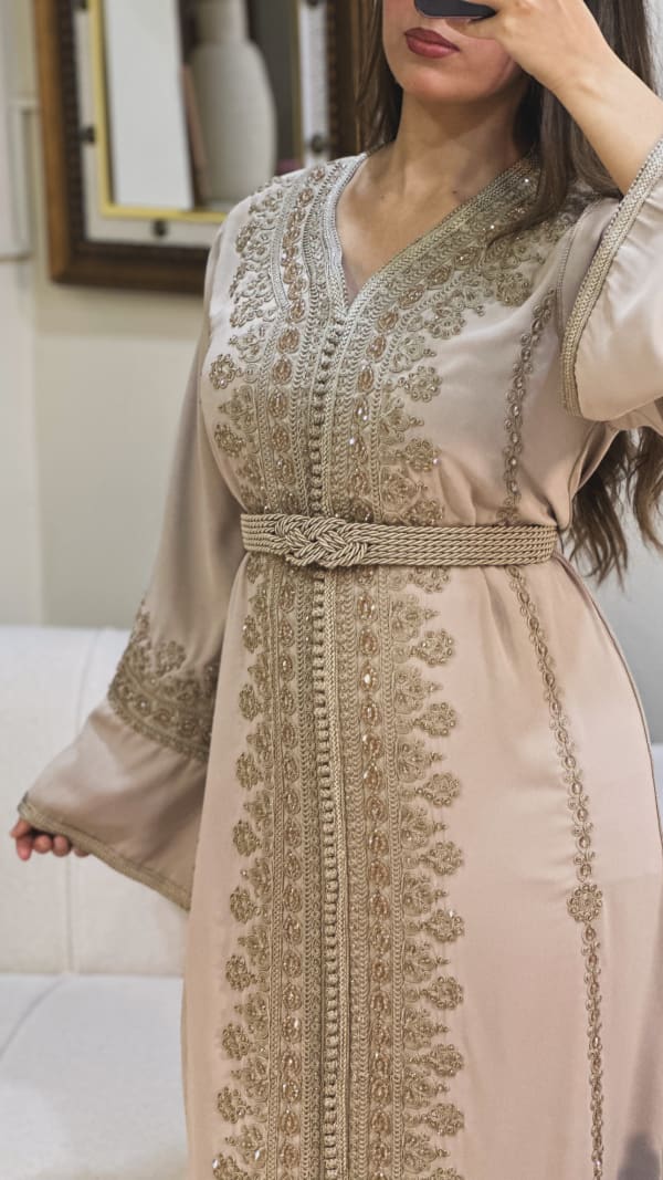 Caftan Beige Perlé