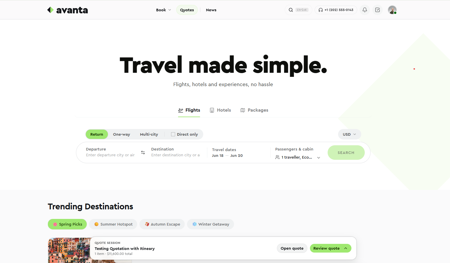 Avanta - Multi-Tenant Booking System