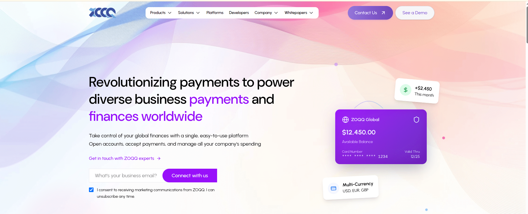 Revolutionizing payments to power diverse business payments and finances worldwide