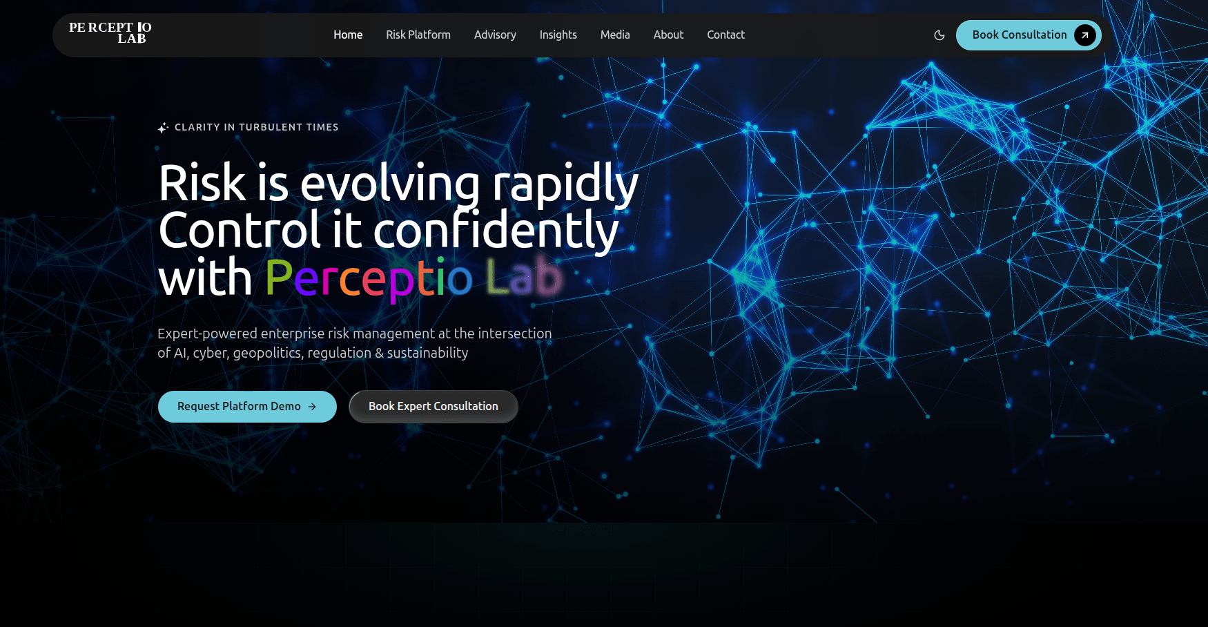 Perceptio Lab: Enterprise Digital Risk & AI Governance Platform (