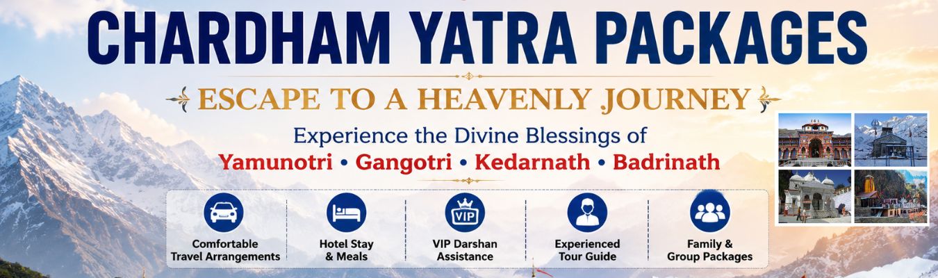 Chardham yatra package banner