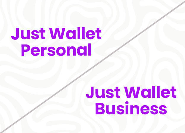 How Just Wallet Personal and Business Account Differs.