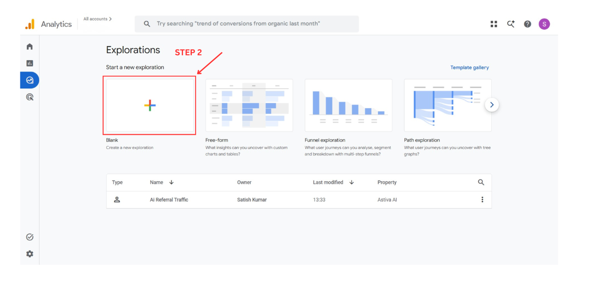 GA4 Method 4 Step 2: import Session source/medium and Landing page as dimensions for the dark traffic analysis