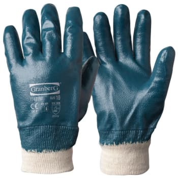 Arbeidshansker med ribb 114.0157 str. 10