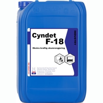 Cyndet F-18 sterk alkalisk skumvask 25 kg