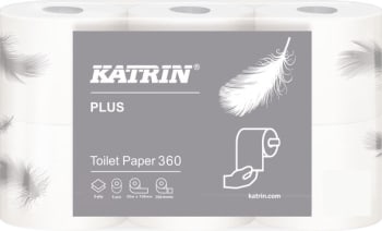 Toalettpapir KatrIn 360 2-lag sekk