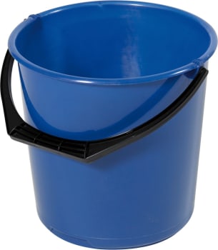 Bøtte 10L rund plast blå