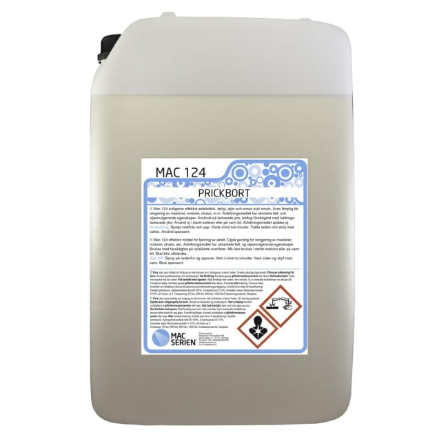 Prickbort Avfettning 25 ltr. 