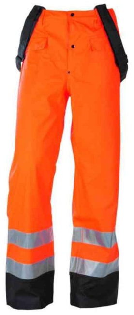 Bergset regnbukse HiVis kl.2