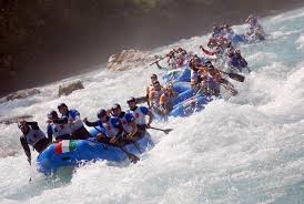 Rafting teams from over 40 countries competing in Sprint and Slalom at the World Rafting Cup Sagana Kenya"