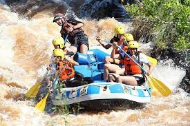 International rafting teams competing at the World Rafting Cup 2026 on River Sagana Kenya"