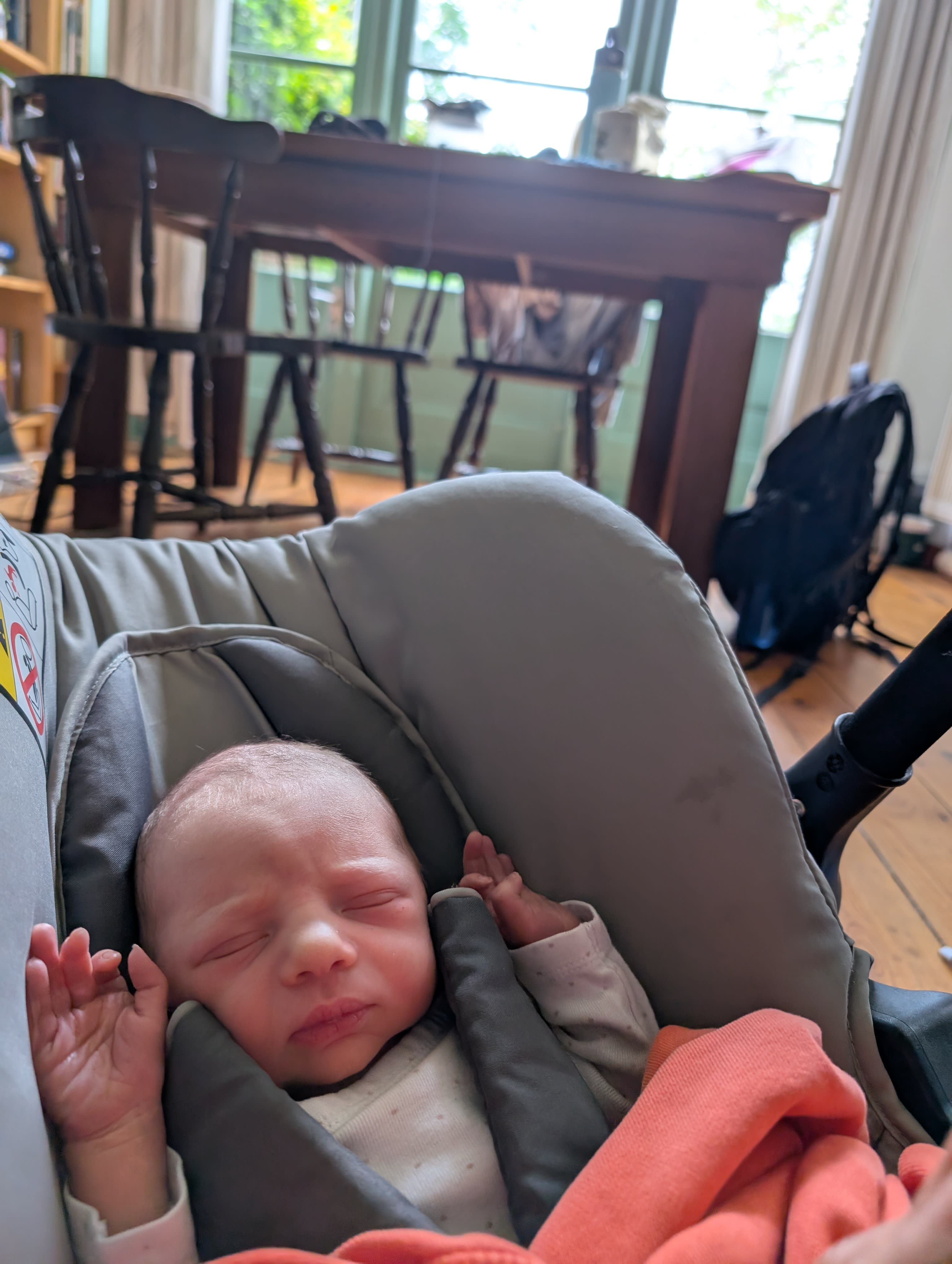 Pemi arrives home for the first time