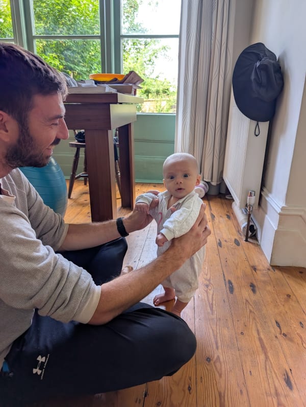 ...or is Dad just making him? ;)