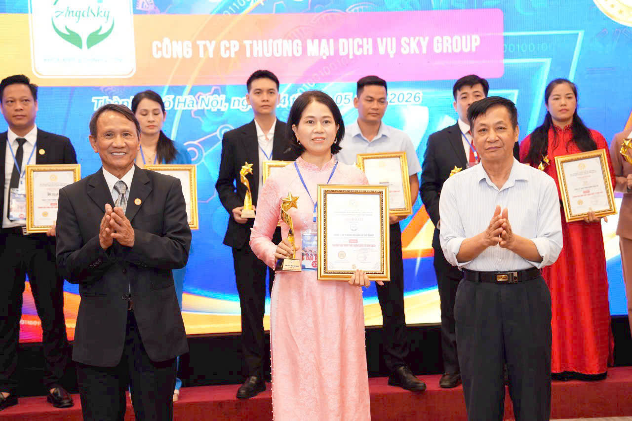 Lễ vinh danh Thương hiệu vàng chất lượng quốc tế của Sky Group năm 2026