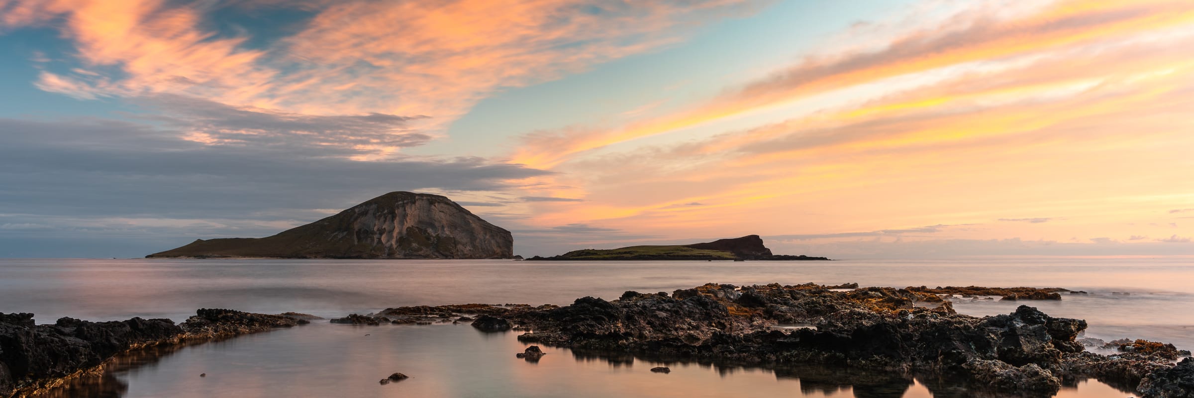 Rabbit Island Sunrise Pano