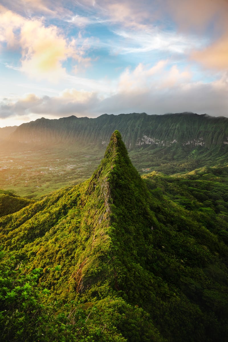 Olomana  Sunrise (Vertical)