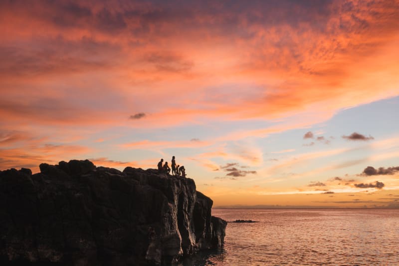 Jump Rock Sunset