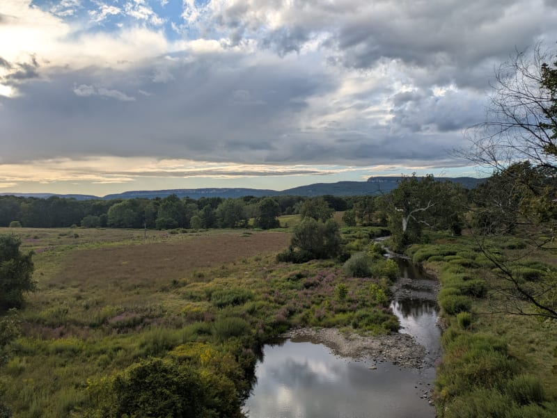 View from Boppy Bridge