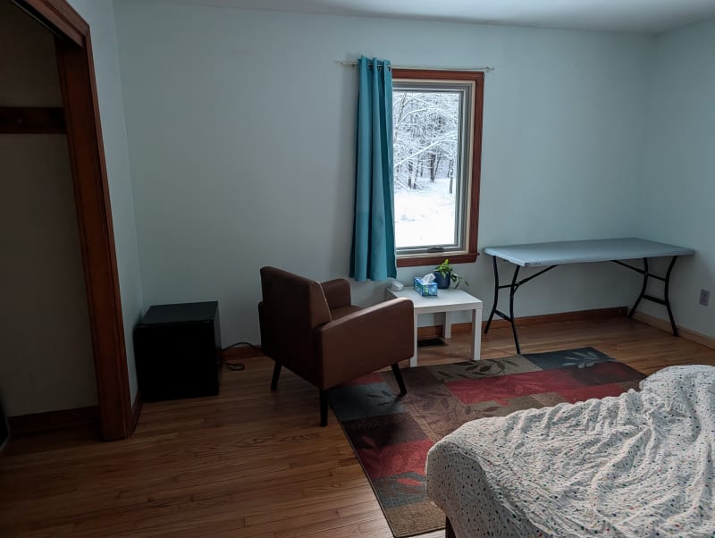 Downstairs main bedroom, second angle