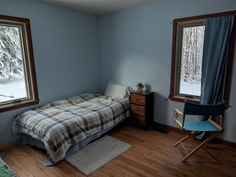 Smaller downstairs bedroom, second angle