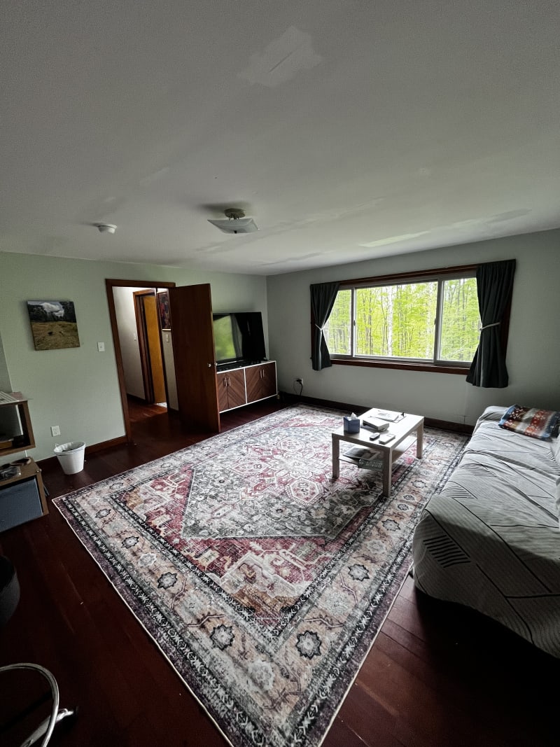 Upstairs living area