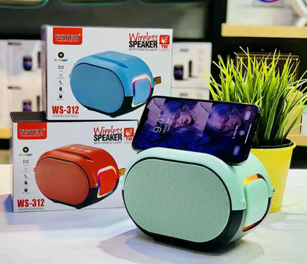 Altavoz de Bluetooth con soporte para teléfono