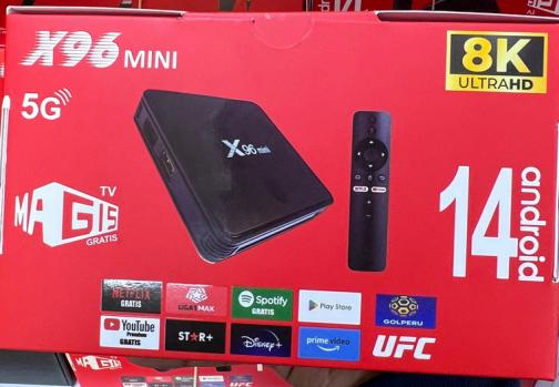 TV BOX X96MINI + CONTROL DE VOZ + MAGIS TV