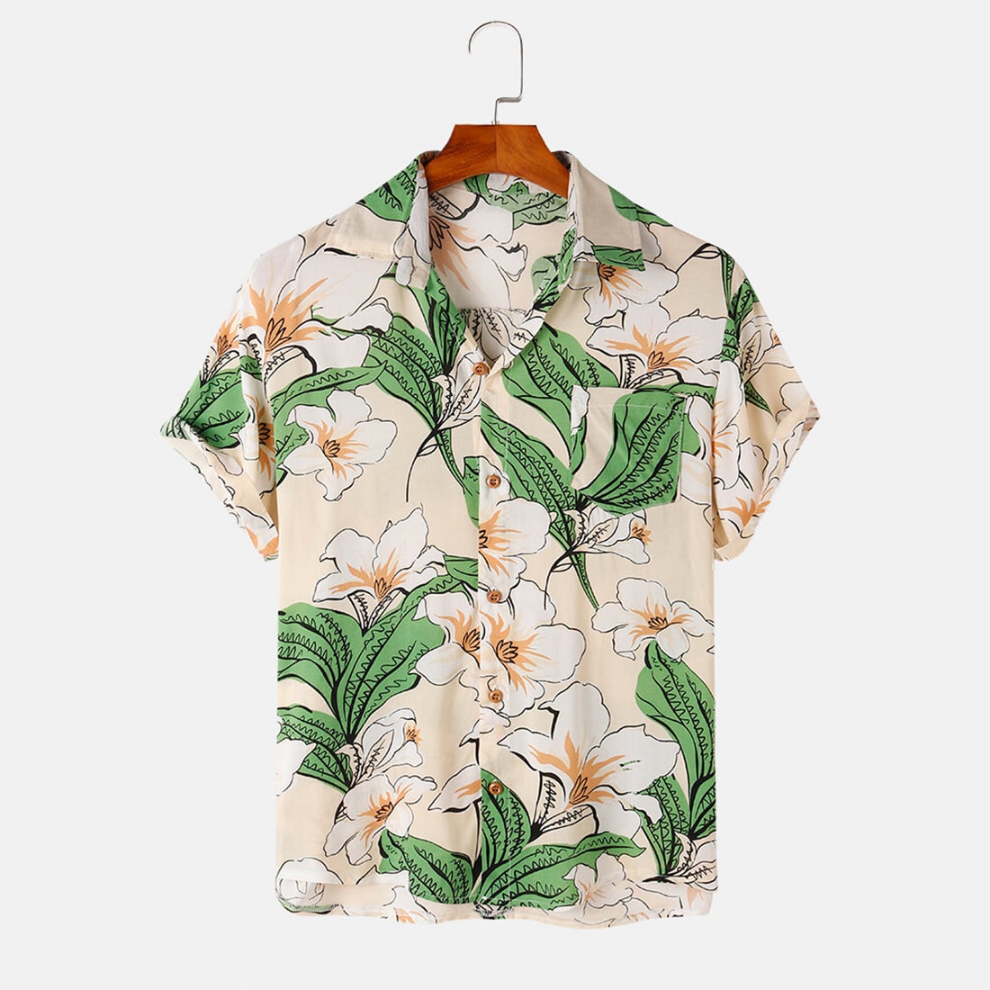 Luca Shirt - White Petals