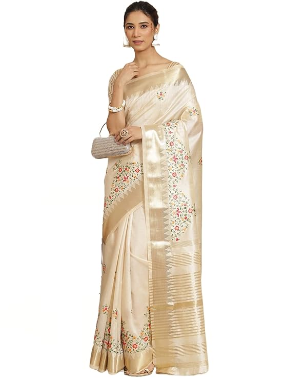 Kasavu Cotton Blend Saree
