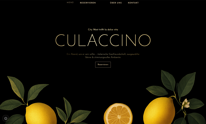 Cinematic Design Portfolio - Couture Level Webdesign Berlin