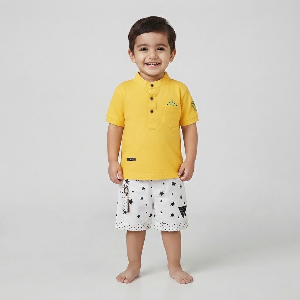 Baby boy dress printed Trouser and T-Shirt 0-7 Years