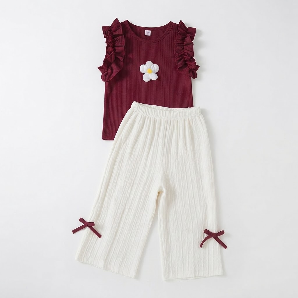 Girls top pant,Girls party wear dress,top pant for girls, girls dress,top and plazzo, sleeve top and plazzo for girls 1 to 8 Years