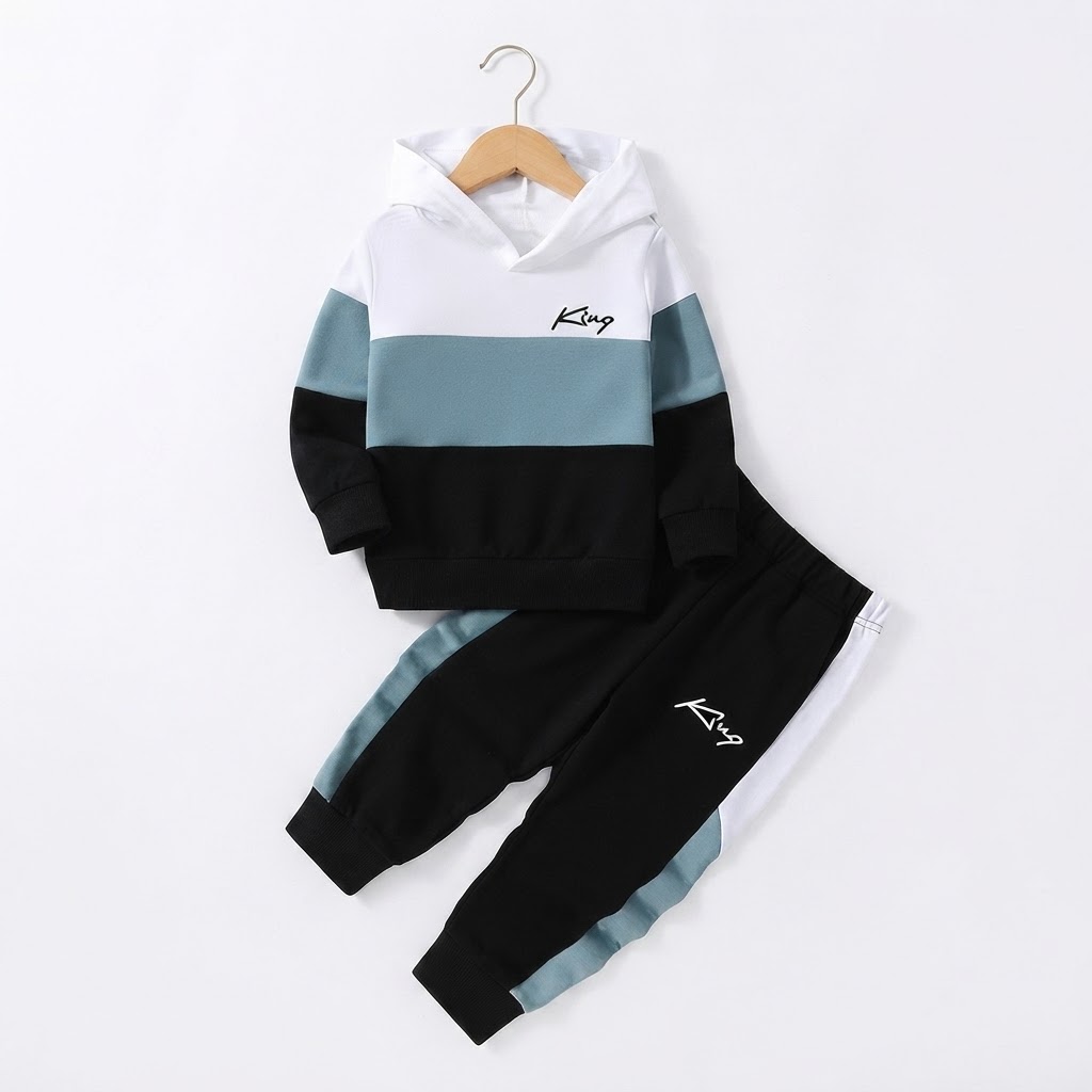 Trendy Kids Hoodie T-Shirt & Pant Set | Boys & Girls Cotton Co-ord Tracksuit Baby Boy & Girl Clothing Set Kids Dress 0 to 6 Years