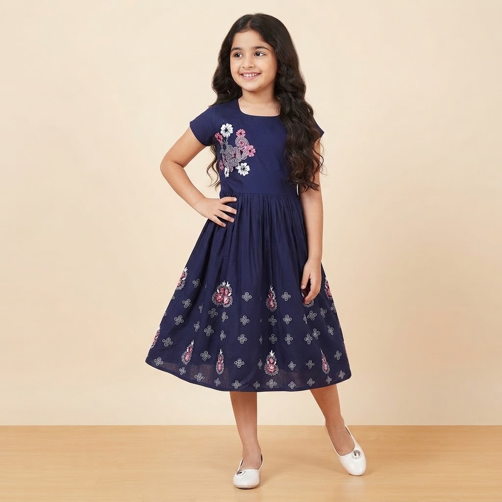 Girls Frock for Party & Casual Wear Size 2 to 10 Years