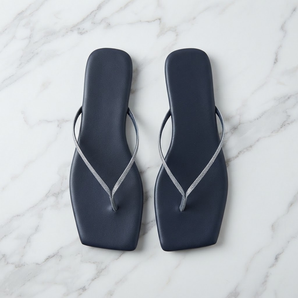 Flat Footwear Women's Flat Slippers Size 3 to 8 Black Ladies